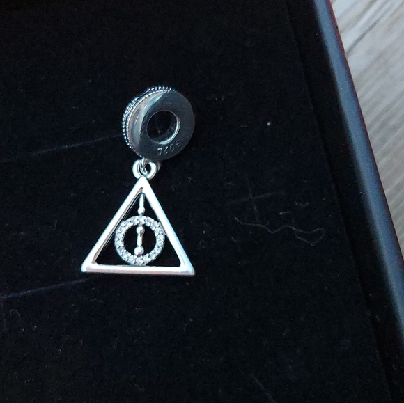 925 Silver Harry Potter Deathly Hallows Charm - Picture 2 of 10